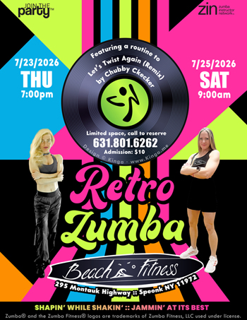 Retro Zumba Fun 2026 by Top Hamptons Zumba Dancers