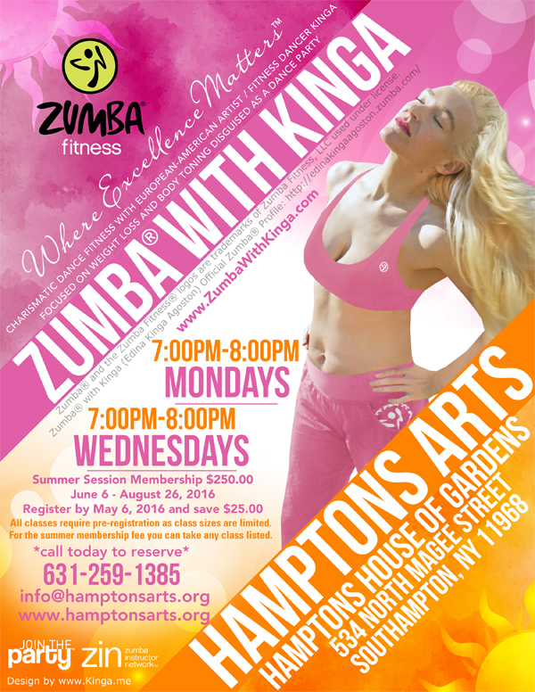Dance Fitness with Kinga Hamptons Arts at Hamptons Arts in Southampton Long Island New York