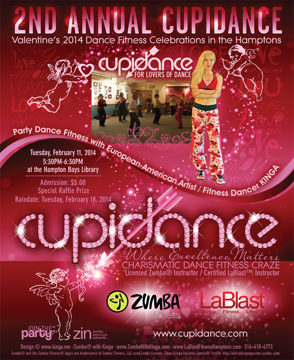 2nd Annual Cupidance Valentine's 2014 Dance Fitness Celebrations in the Hamptons