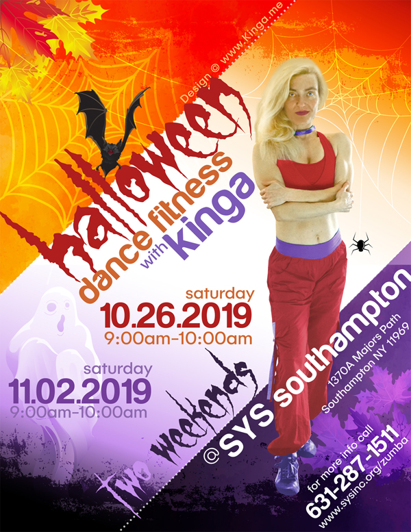 Hamptons Halloween 2019 Dance Fitness with Artist / Fitness Dancer KINGA
