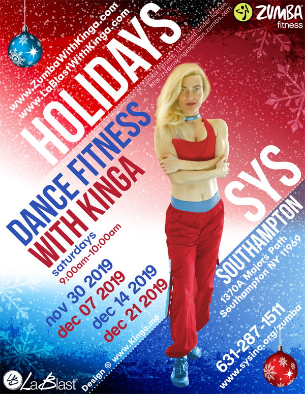 Hamptons Holidays 2019 Dance Fitness with Artist / Fitness Dancer KINGA