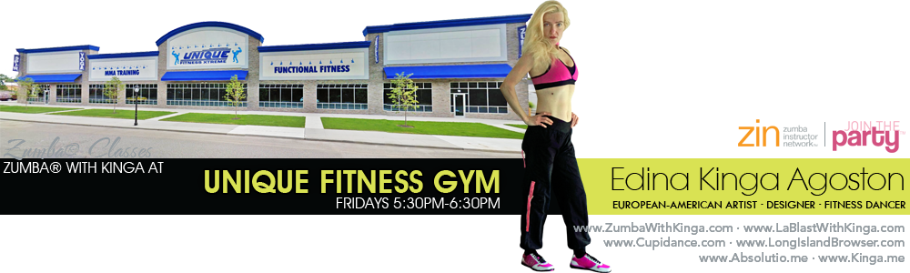 Zumba with Kinga at Unique Fitness Gym in Shirley Long Island New York