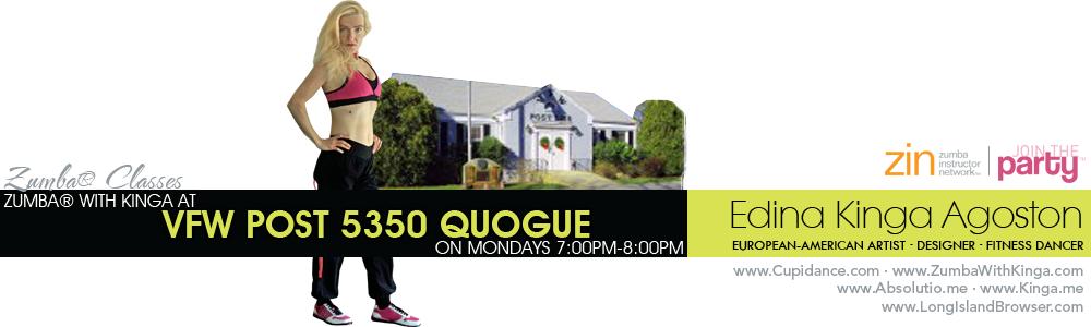 Zumba with Kinga Charismatic Zumba Craze Cardio Dance Fitness Classes at VFW Quogue in the Hamptons Long Island New York