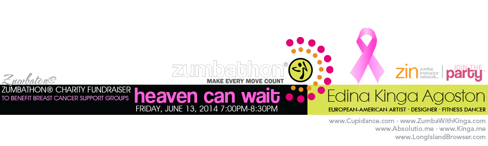 Heaven Can Wait Zumbathon Charity Benefit Fundraiser for Breast Cancer Support Groups in the Hamptons Long Island New York