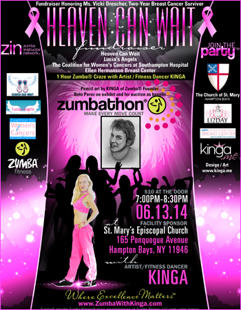 Zumbathon Breast Cancer Charity Benefit Fundraiser